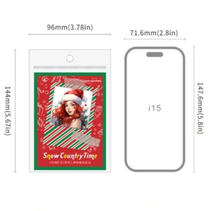 Sumflying Snow Country Time Series Christmas Polaroid Character Sticker Pack