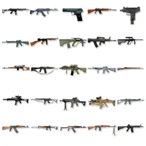 Sumflying Military Firearm Vinyl Stickers