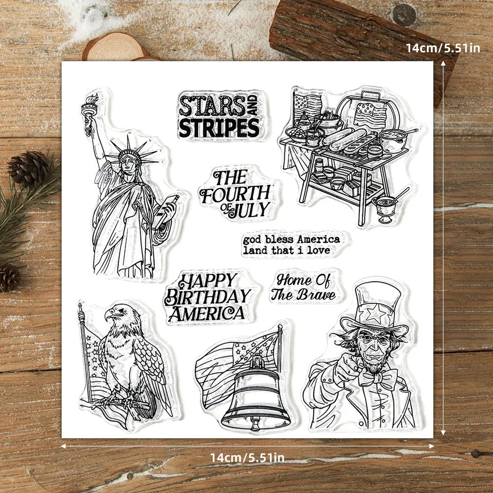 Independence Day Elements Clear Stamps 02 Independence Day Elements Clear Stamps 02