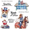 Independence Day Theme Clear Stamps 00