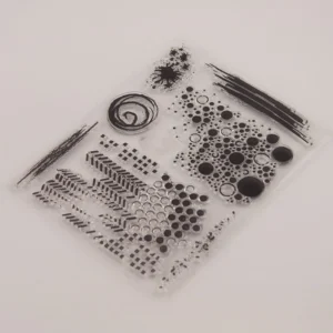 Ink Graffiti Stamp Set - lifestyle photo | clear stamp