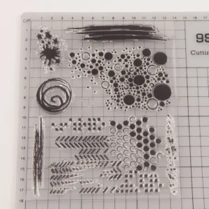 Ink Graffiti Stamp Set - packaging photo | clear stamp