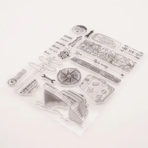 Journey At Sea Stamp Set - lifestyle photo | clear stamp