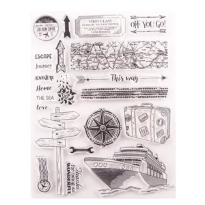 Journey At Sea Stamp Set - packaging photo | clear stamp
