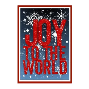 Sumflying "JOY TO THE WORLD" Phrase Metal Cutting Dies Joy To The World Phrase Metal Cutting Dies 03