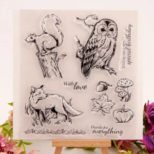 Jungle Animals Stamp Set - main product photo | clear stamp