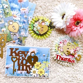 Sumflying "Key To My Heart" Words Metal Cutting Dies