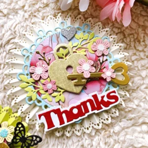Key To My Heart Words Metal Cutting Dies 04