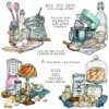 Kitchen Baking Tools Clear Stamps 00