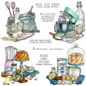 Sumflying Kitchen Baking Tools Cookie Clear Stamps