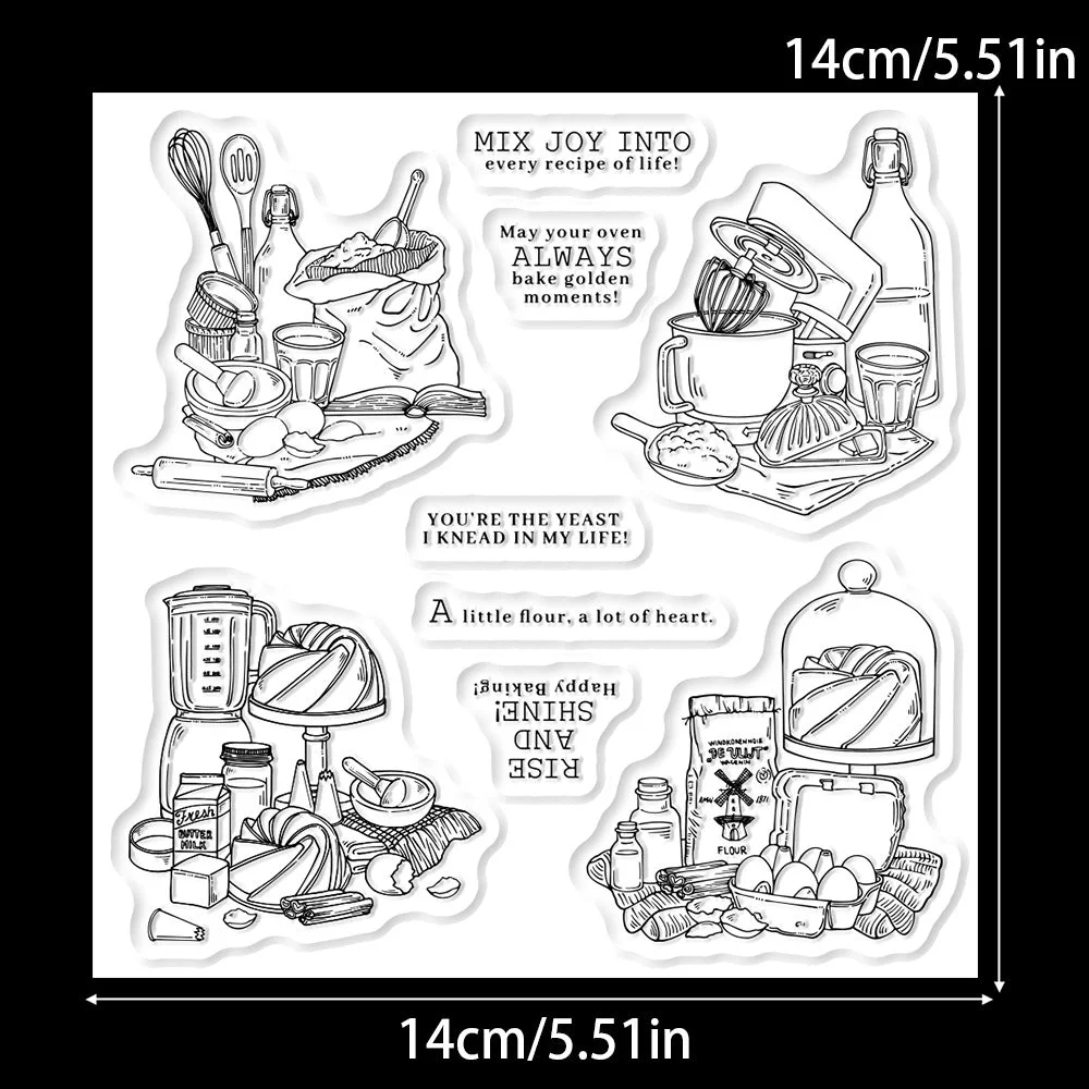 Kitchen Baking Tools Clear Stamps 02 Kitchen Baking Tools Clear Stamps 02