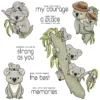 Koala Father And Son Clear Stamps 00