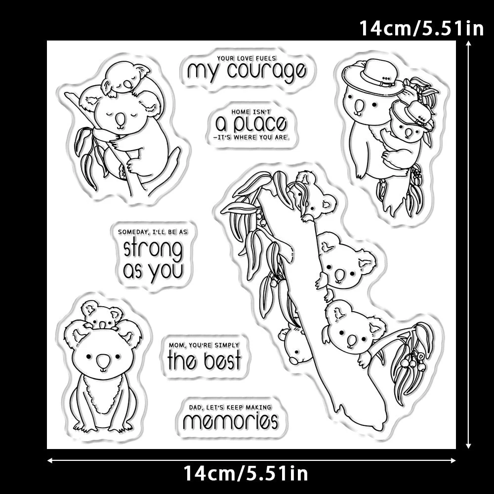 Koala Father And Son Clear Stamps 02 Koala Father And Son Clear Stamps 02