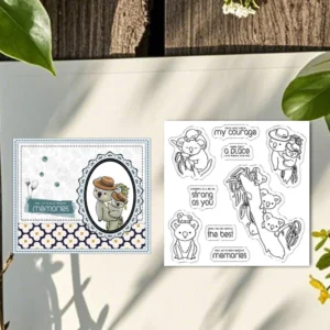 Sumflying Koala Father Son Eucalyptus Clear Stamps Koala Father And Son Clear Stamps 04