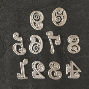 Lace Numbers Metal Die Cuts product detail photo | word metal cutting dies