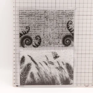 Lawn Background Stamp Set - lifestyle photo | clear stamp