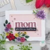 Layered Mom with Frame main product photo | word metal cutting dies