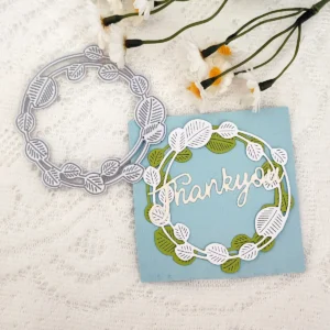 Sumflying Leaves Wreath Metal Cutting Dies - product photo 3 of 6