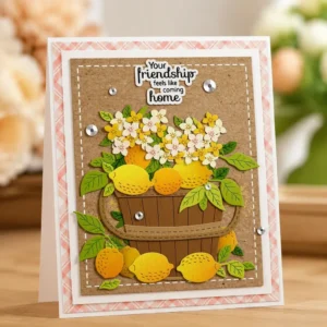 Lemon Basket Friendship Card Realistic 02