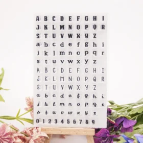 Letter Number Stamp Set