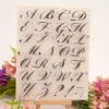 Letters Alphabet Stamp Set - main product photo | clear stamp