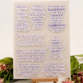 Letters Of Greeting Stamp Set