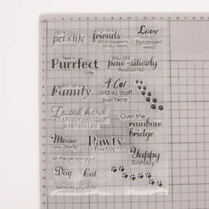 Life Of A Pet Stamp Set - detail view | clear stamp