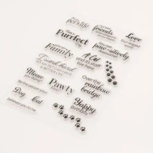 Life Of A Pet Stamp Set - lifestyle photo | clear stamp