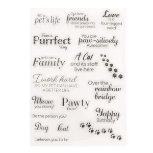 Life Of A Pet Stamp Set - packaging photo | clear stamp