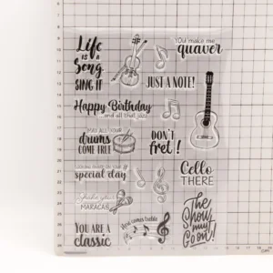 Life Song Stamp Set - lifestyle photo | clear stamp
