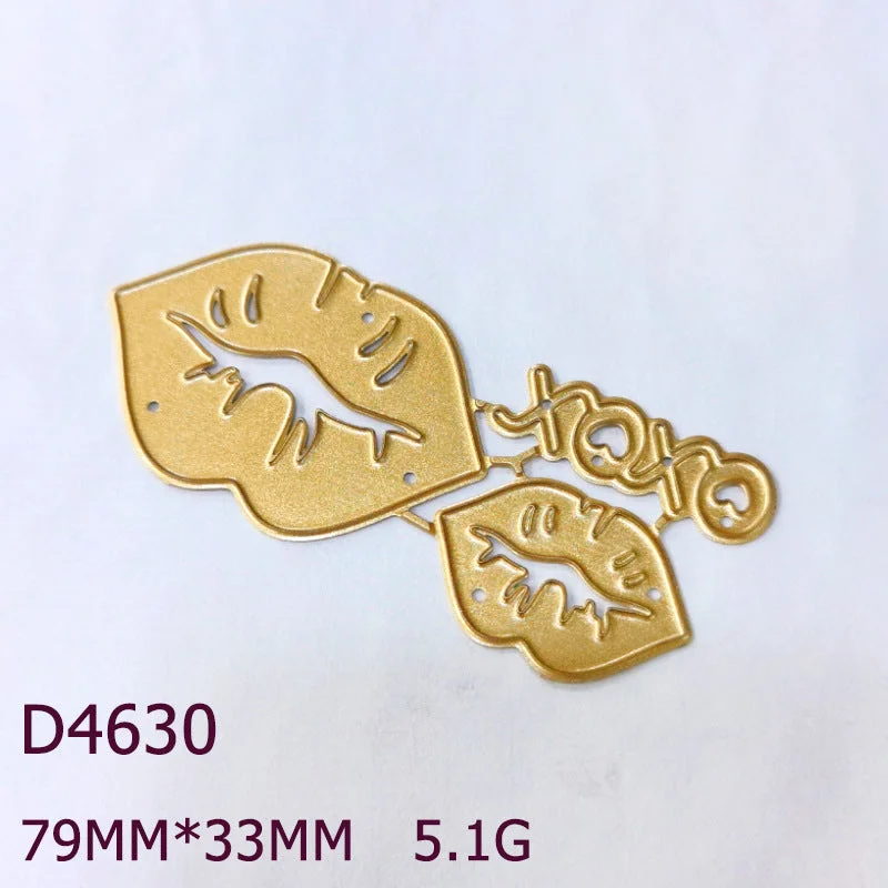 Lips And Xoxo Metal Cutting Dies 01 Lips And Xoxo Metal Cutting Dies 01
