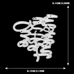 Live In The Moment Phrase Metal Cutting Dies 02