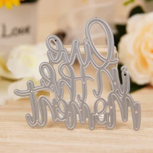 Live In The Moment Phrase Metal Cutting Dies 05
