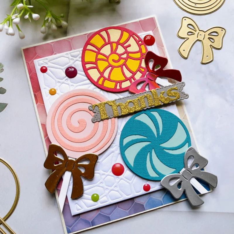 Lollipop Bow Metal Cutting Dies 01 Lollipop Bow Metal Cutting Dies 01