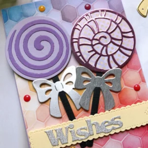 Sumflying Lollipop Bow Metal Cutting Dies Lollipop Bow Metal Cutting Dies 03