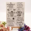 Love Friendship Letters Clear Stamp Set - main product photo | clear stamp