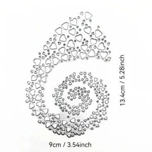 Sumflying Love Group Background Metal Cutting Dies Love Group Background Metal Cutting Dies 02