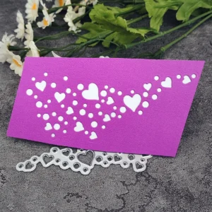 Package view – Sumflying Love Heart Background Metal Cutting Dies metal cutting dies
