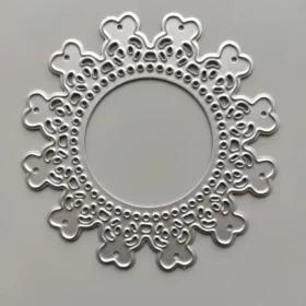 Love Heart Circle Metal Cutting Dies