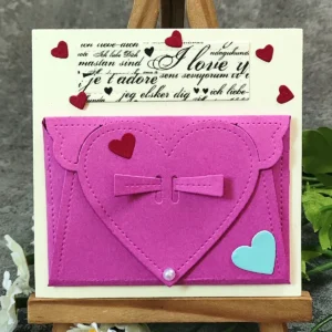 Package view – Sumflying Love Heart Envelope Metal Cutting Dies metal cutting dies