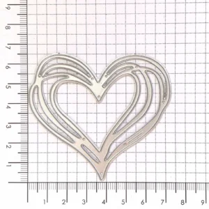 Back view – Sumflying Love Heart Shaped Metal Cutting Dies metal cutting dies