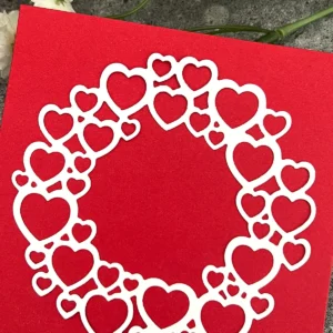 Package view – Sumflying Love Heart Wreath Metal Cutting Dies metal cutting dies