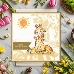 Love Mom Baby Animals Clear Stamps 03