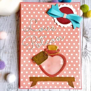 Love Potion Bottle Metal Cutting Dies 01