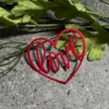 Sumflying Love Word Metal Cutting Dies – see size chart for dimensions – carbon steel die for scrapbooking