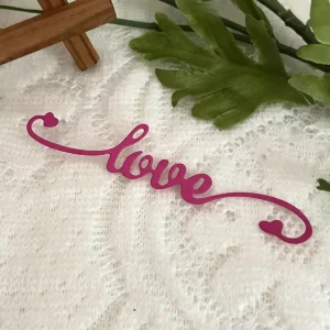 Package view – Sumflying Love Word Strip Metal Cutting Dies metal cutting dies