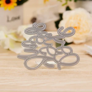Sumflying "Love You More" Phrase Metal Cutting Dies Love You More Phrase Metal Cutting Dies 05