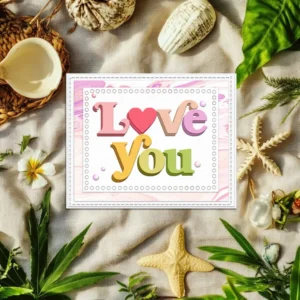 Love You Words Metal Cutting Dies 1 01