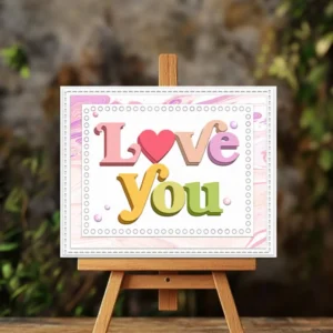 Sumflying "Love You" Words Metal Cutting Dies Love You Words Metal Cutting Dies 1 04