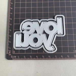 Love You Words Metal Cutting Dies 01